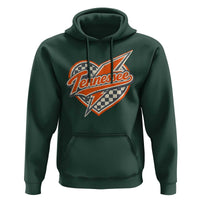 Vintage Tennessee Hoodie Checkered Heart Love TN Orange US State