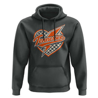 Vintage Tennessee Hoodie Checkered Heart Love TN Orange US State