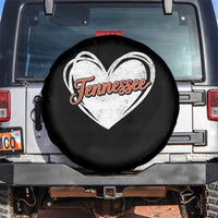 Vintage Tennessee Spare Tire Cover Heart Graphic TN Orange US State