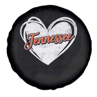 Vintage Tennessee Spare Tire Cover Heart Graphic TN Orange US State