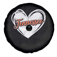 Vintage Tennessee Spare Tire Cover Heart Graphic TN Orange US State