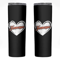 Vintage Tennessee Skinny Tumbler Heart Graphic TN Orange US State