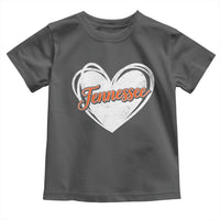Vintage Tennessee Toddler T Shirt Heart Graphic TN Orange US State