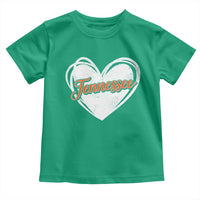 Vintage Tennessee Toddler T Shirt Heart Graphic TN Orange US State