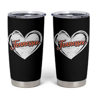 Vintage Tennessee Tumbler Cup Heart Graphic TN Orange US State