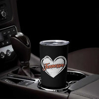 Vintage Tennessee Tumbler Cup Heart Graphic TN Orange US State