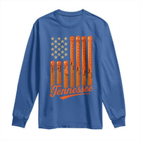 Vintage Tennessee Long Sleeve Shirt Orange Dripping Flag Vintage State Pride Sports Fan Patriotic