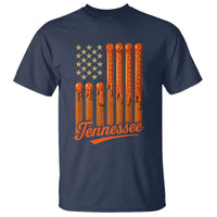 Vintage Tennessee T Shirt Orange Dripping Flag Vintage State Pride Sports Fan Patriotic