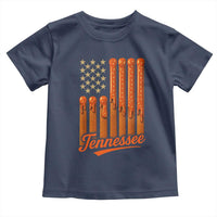 Vintage Tennessee Toddler T Shirt Orange Dripping Flag Vintage State Pride Sports Fan Patriotic