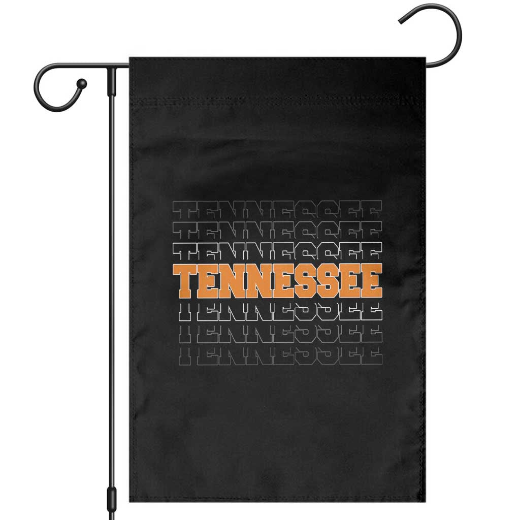 Vintage Tennessee Garden Flag Throwback Design Classic TN Orange US State