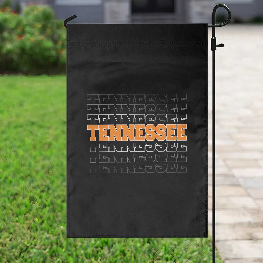 Vintage Tennessee Garden Flag Throwback Design Classic TN Orange US State