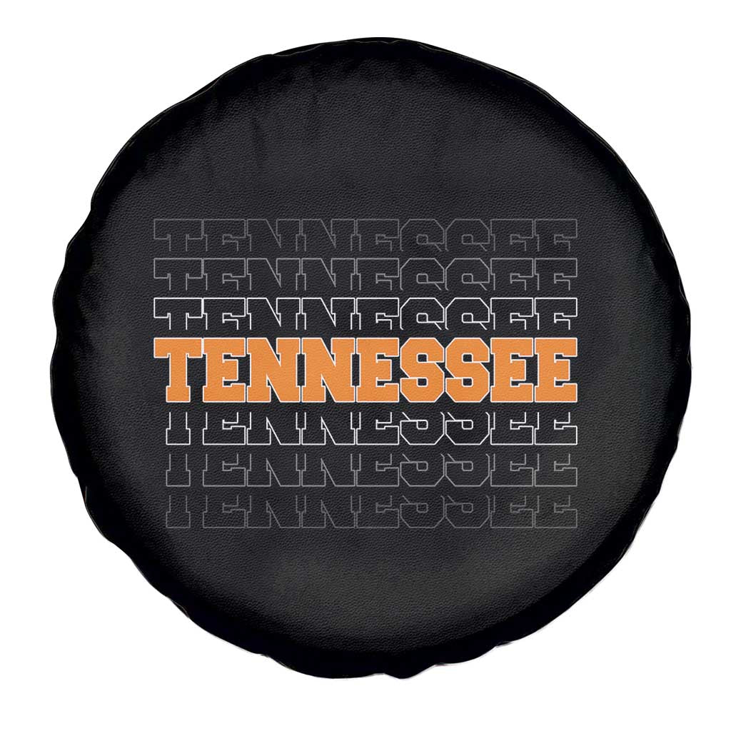 Vintage Tennessee Spare Tire Cover Throwback Design Classic TN Orange US State