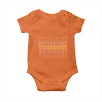 Vintage Tennessee Baby Onesie Throwback Design Classic TN Orange US State
