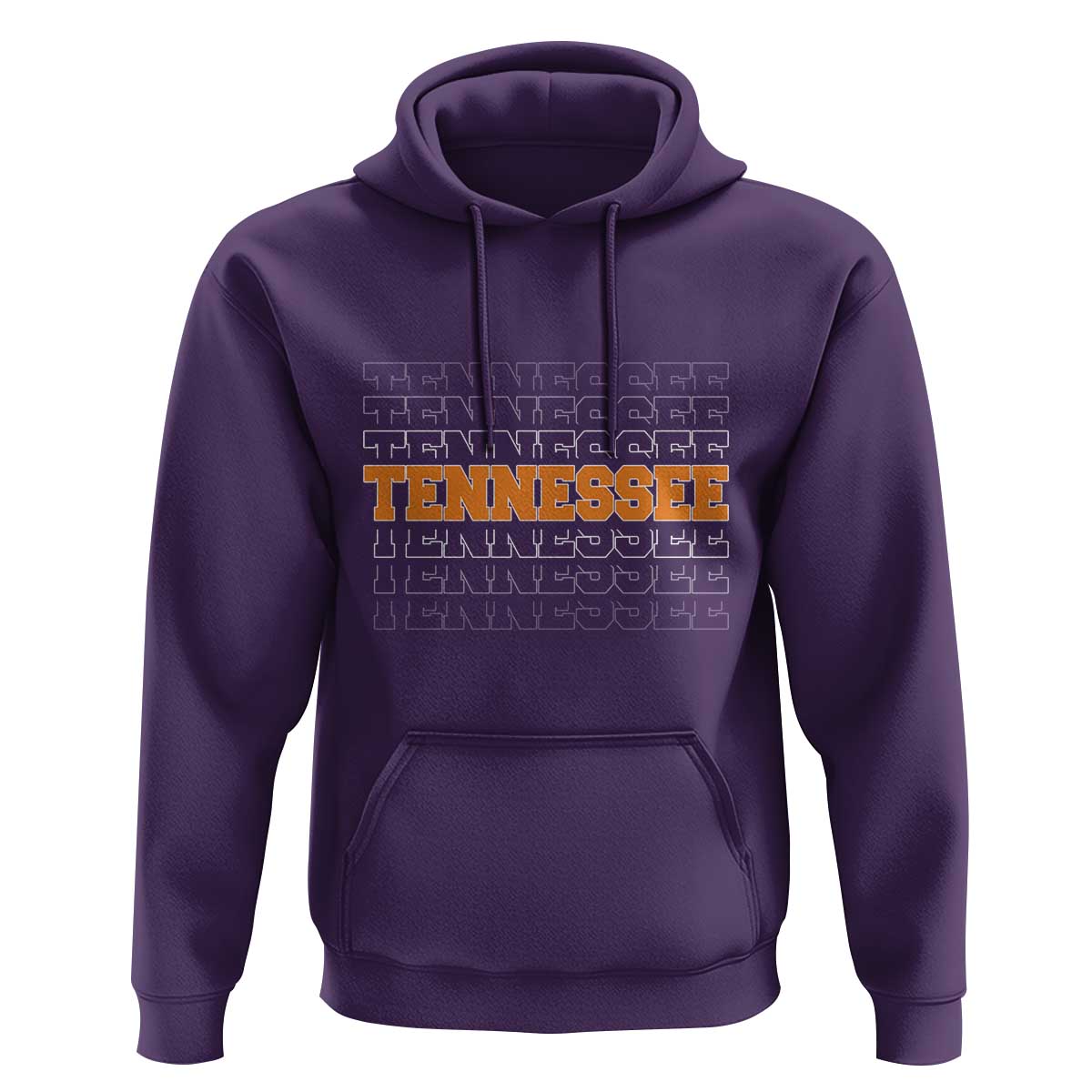 Vintage Tennessee Hoodie Throwback Design Classic TN Orange US State