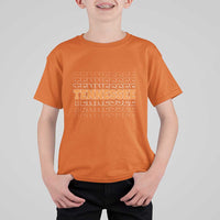 Vintage Tennessee T Shirt For Kid Throwback Design Classic TN Orange US State