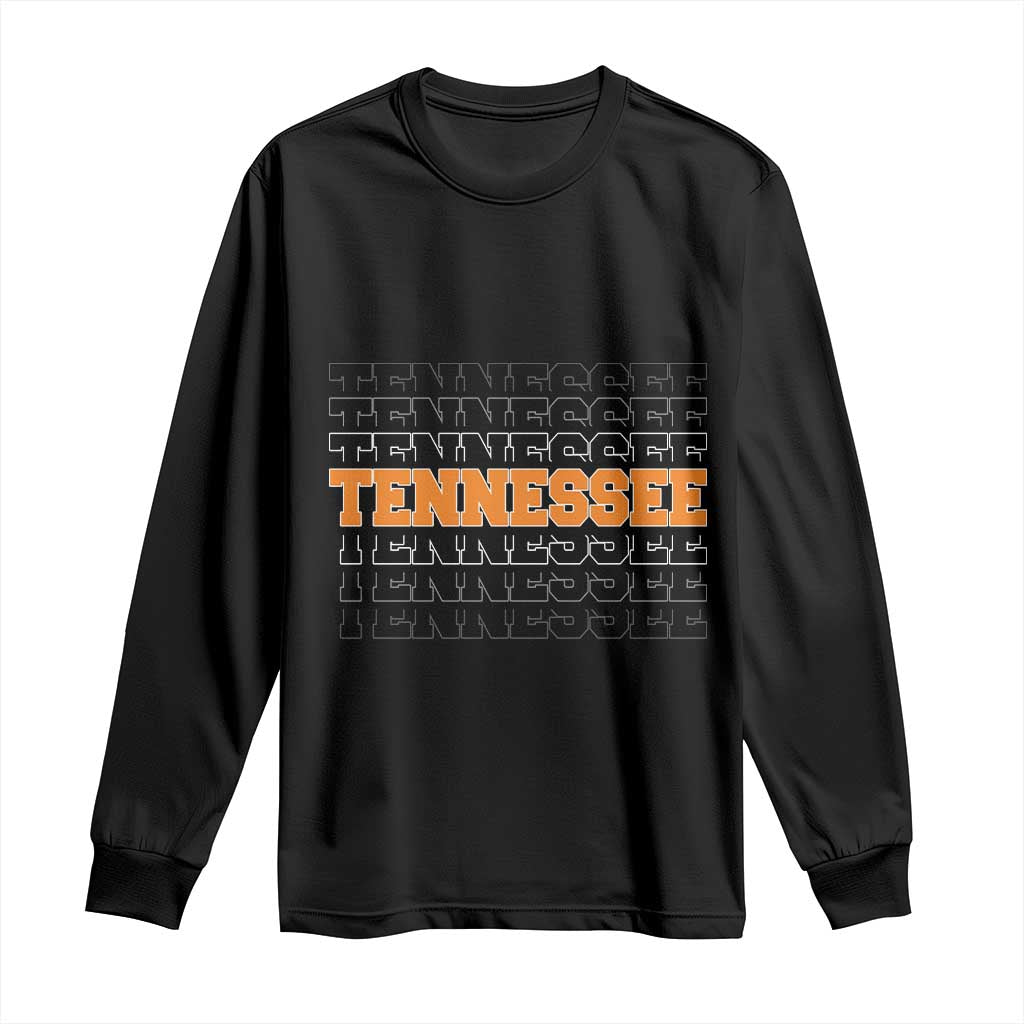 Vintage Tennessee Long Sleeve Shirt Throwback Design Classic TN Orange US State