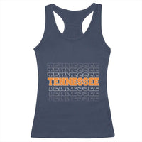 Vintage Tennessee Racerback Tank Top Throwback Design Classic TN Orange US State