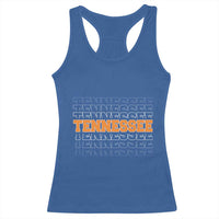 Vintage Tennessee Racerback Tank Top Throwback Design Classic TN Orange US State