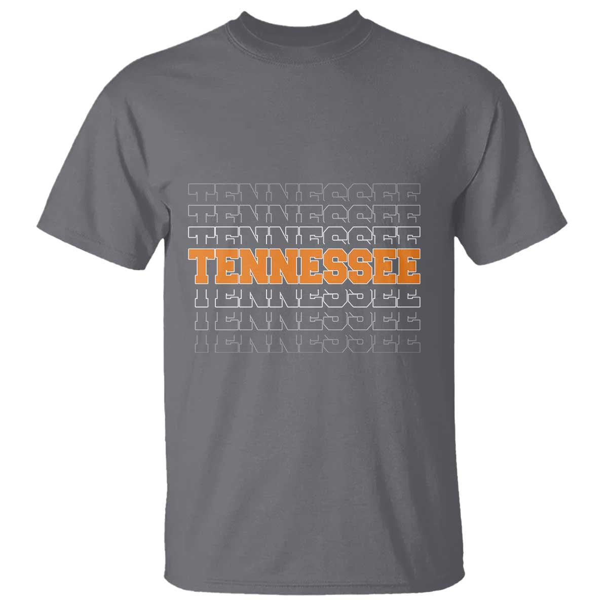 Vintage Tennessee T Shirt Throwback Design Classic TN Orange US State