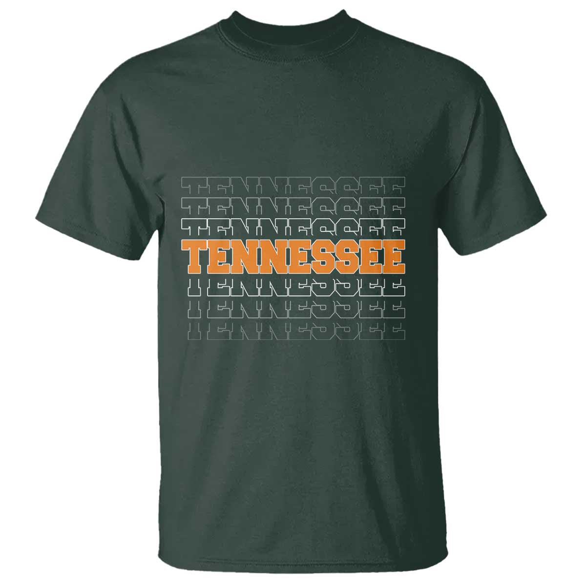 Vintage Tennessee T Shirt Throwback Design Classic TN Orange US State