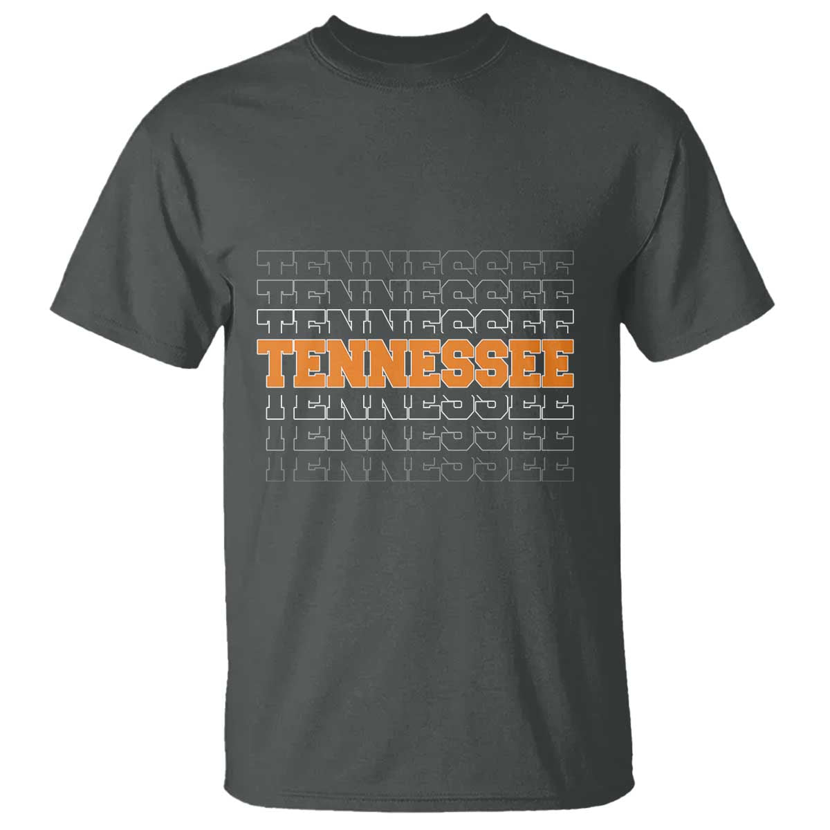 Vintage Tennessee T Shirt Throwback Design Classic TN Orange US State