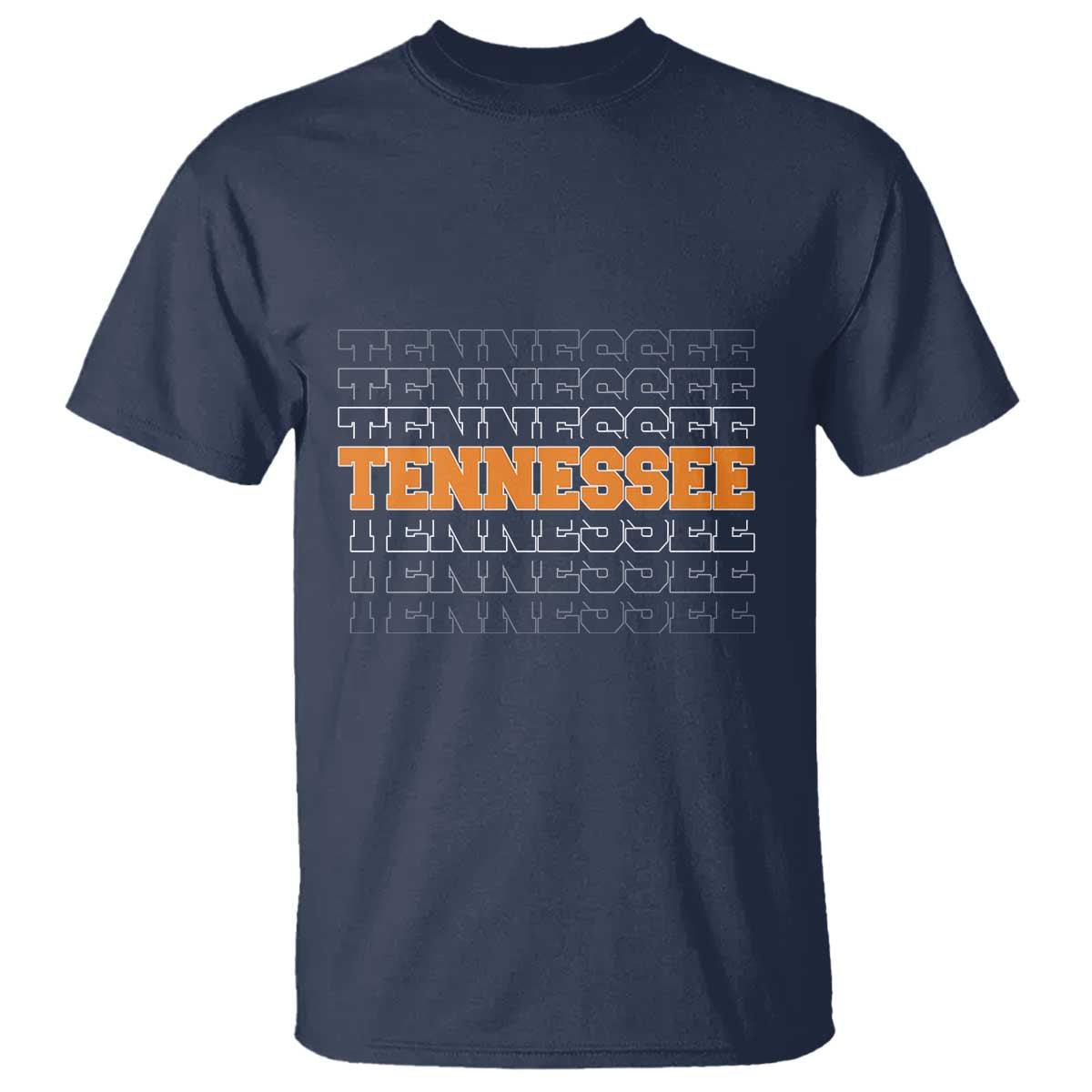 Vintage Tennessee T Shirt Throwback Design Classic TN Orange US State