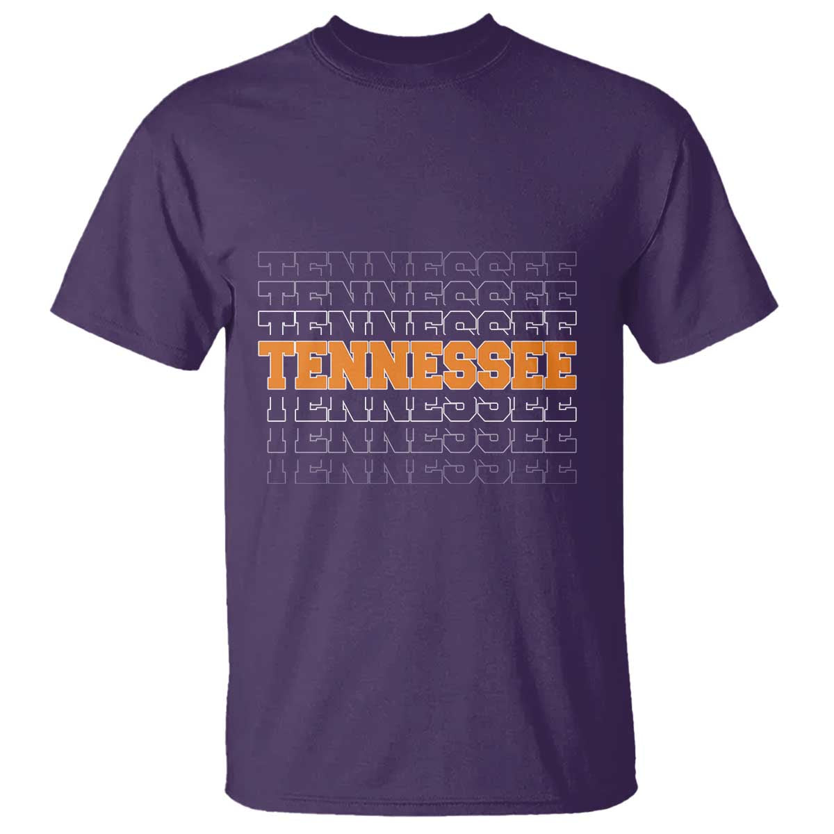 Vintage Tennessee T Shirt Throwback Design Classic TN Orange US State