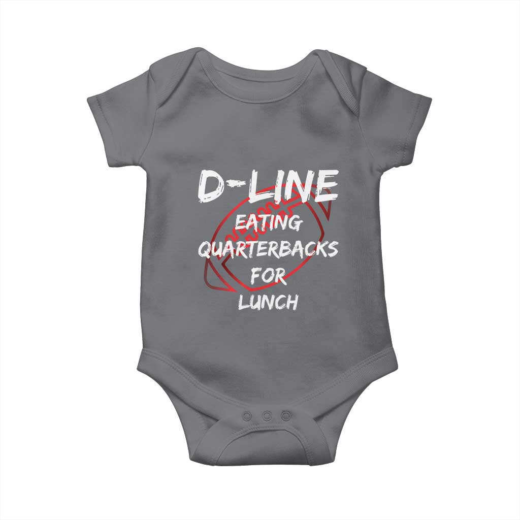 Football Linemen Baby Onesie D Line Eating Quarterbacks Defensive - Wonder Print Shop