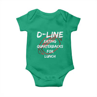 Football Linemen Baby Onesie D Line Eating Quarterbacks Defensive - Wonder Print Shop