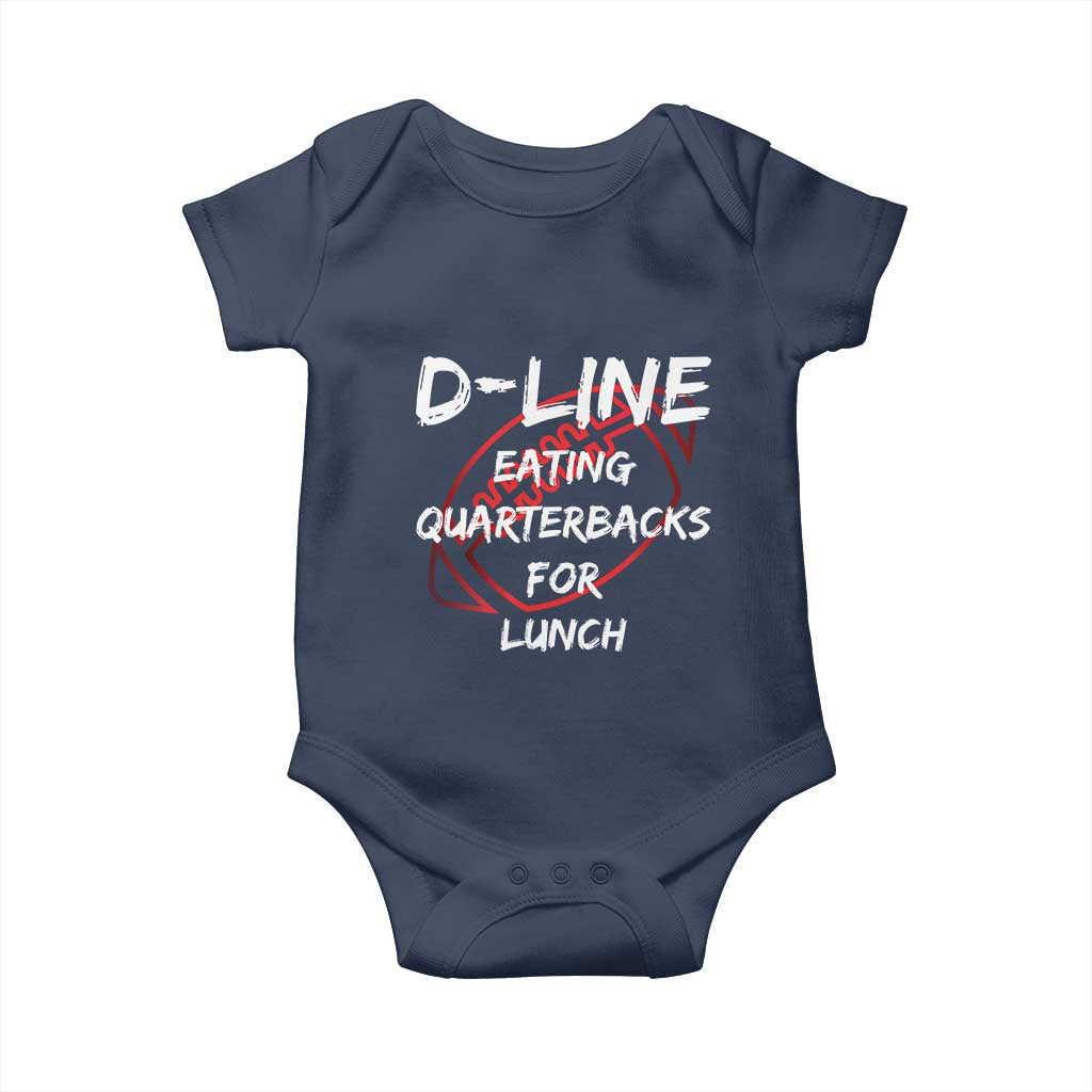 Football Linemen Baby Onesie D Line Eating Quarterbacks Defensive - Wonder Print Shop