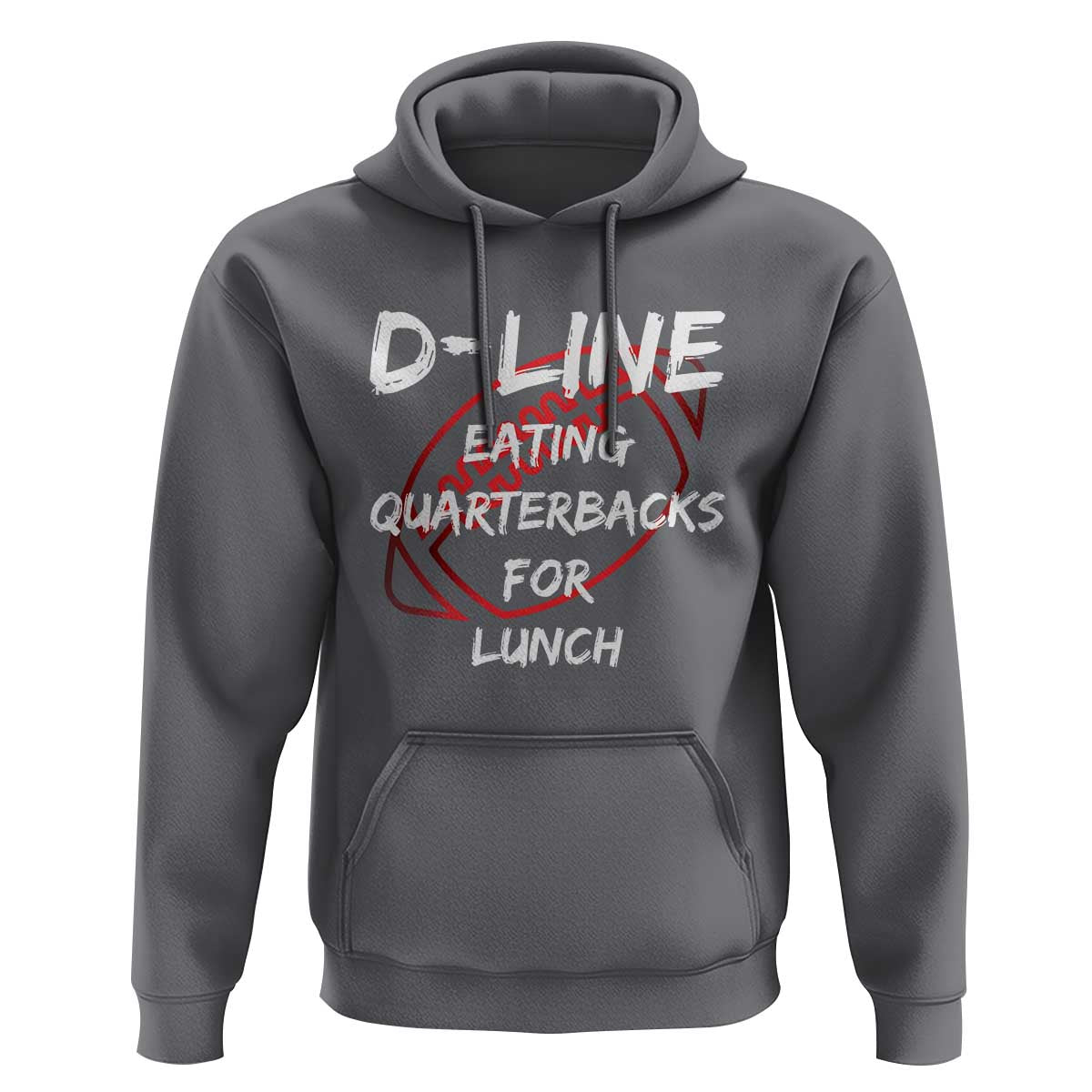Football Linemen Hoodie D Line Eating Quarterbacks Defensive - Wonder Print Shop