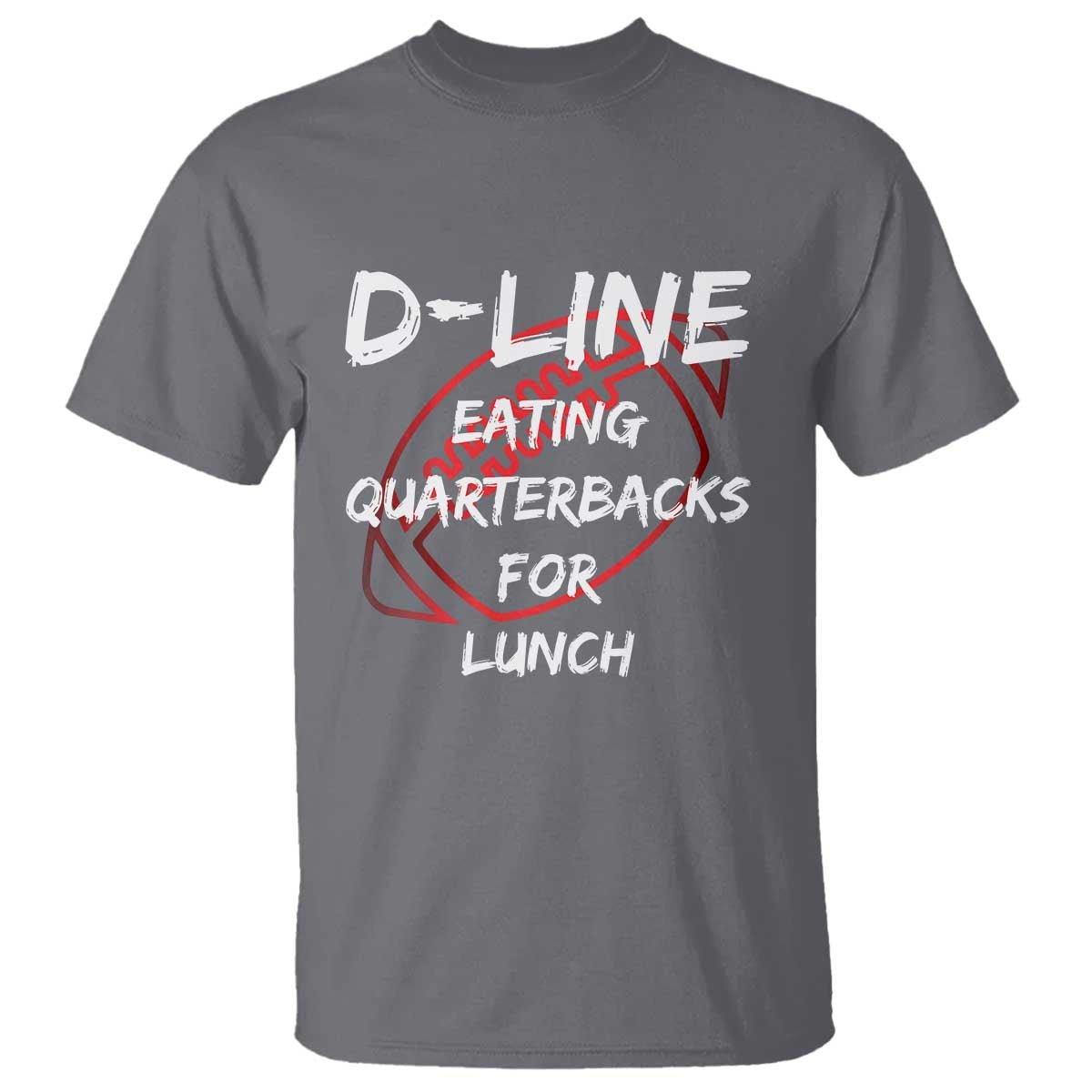 Football Linemen T Shirt D Line Eating Quarterbacks Defensive - Wonder Print Shop