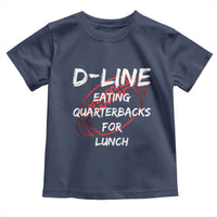 Football Linemen Toddler T Shirt D Line Eating Quarterbacks Defensive - Wonder Print Shop