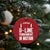 Football Defensive Lineman Christmas Ornament D Line Punishment In Motion American Flag - Wonder Print Shop