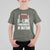 Football Defensive Lineman T Shirt For Kid D Line Punishment In Motion American Flag - Wonder Print Shop