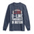 Football Defensive Lineman Long Sleeve Shirt D Line Punishment In Motion American Flag - Wonder Print Shop