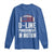 Football Defensive Lineman Long Sleeve Shirt D Line Punishment In Motion American Flag - Wonder Print Shop