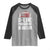 Football Defensive Lineman Raglan Shirt D Line Punishment In Motion American Flag - Wonder Print Shop