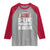 Football Defensive Lineman Raglan Shirt D Line Punishment In Motion American Flag - Wonder Print Shop