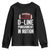 Football Defensive Lineman Youth Sweatshirt D Line Punishment In Motion American Flag - Wonder Print Shop