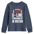 Football Defensive Lineman Youth Sweatshirt D Line Punishment In Motion American Flag - Wonder Print Shop