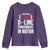 Football Defensive Lineman Youth Sweatshirt D Line Punishment In Motion American Flag - Wonder Print Shop