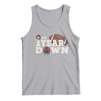 1st Year Down Football Tank Top Touchdown One First Birthday Infant Baby Boy - Wonder Print Shop
