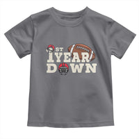 1st Year Down Football Toddler T Shirt Touchdown One First Birthday Infant Baby Boy - Wonder Print Shop