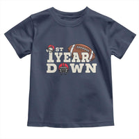1st Year Down Football Toddler T Shirt Touchdown One First Birthday Infant Baby Boy - Wonder Print Shop