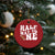 Half Way To One Christmas Ornament 1/2 Birthday Baby Boy Football - Wonder Print Shop