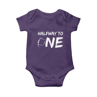 HalfWay To One Baby Onesie Baby Boy 1/2 Birthday Outfits Football - Wonder Print Shop