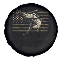 Fishing Camouflage US Flag Spare Tire Cover Swordfish Fish Fisherman Camo - Wonder Print Shop