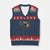 Fishing Camouflage US Flag V-Neck Knit Sweater Vest Swordfish Fish Fisherman Camo - Wonder Print Shop