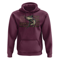 Fishing Camouflage US Flag Hoodie Swordfish Fish Fisherman Camo - Wonder Print Shop